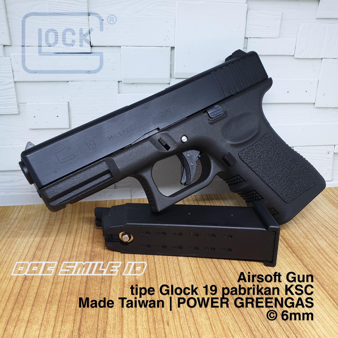 Gambar Airsoft Gun Glock 19 KSC